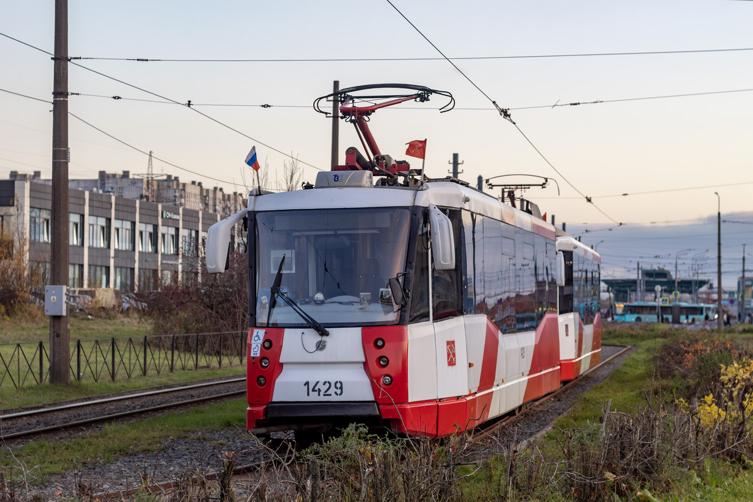 Санкт-Петербург, 71-153 (ЛМ-2008) № 1429; Санкт-Петербург — Конечные станции и разворотные кольца