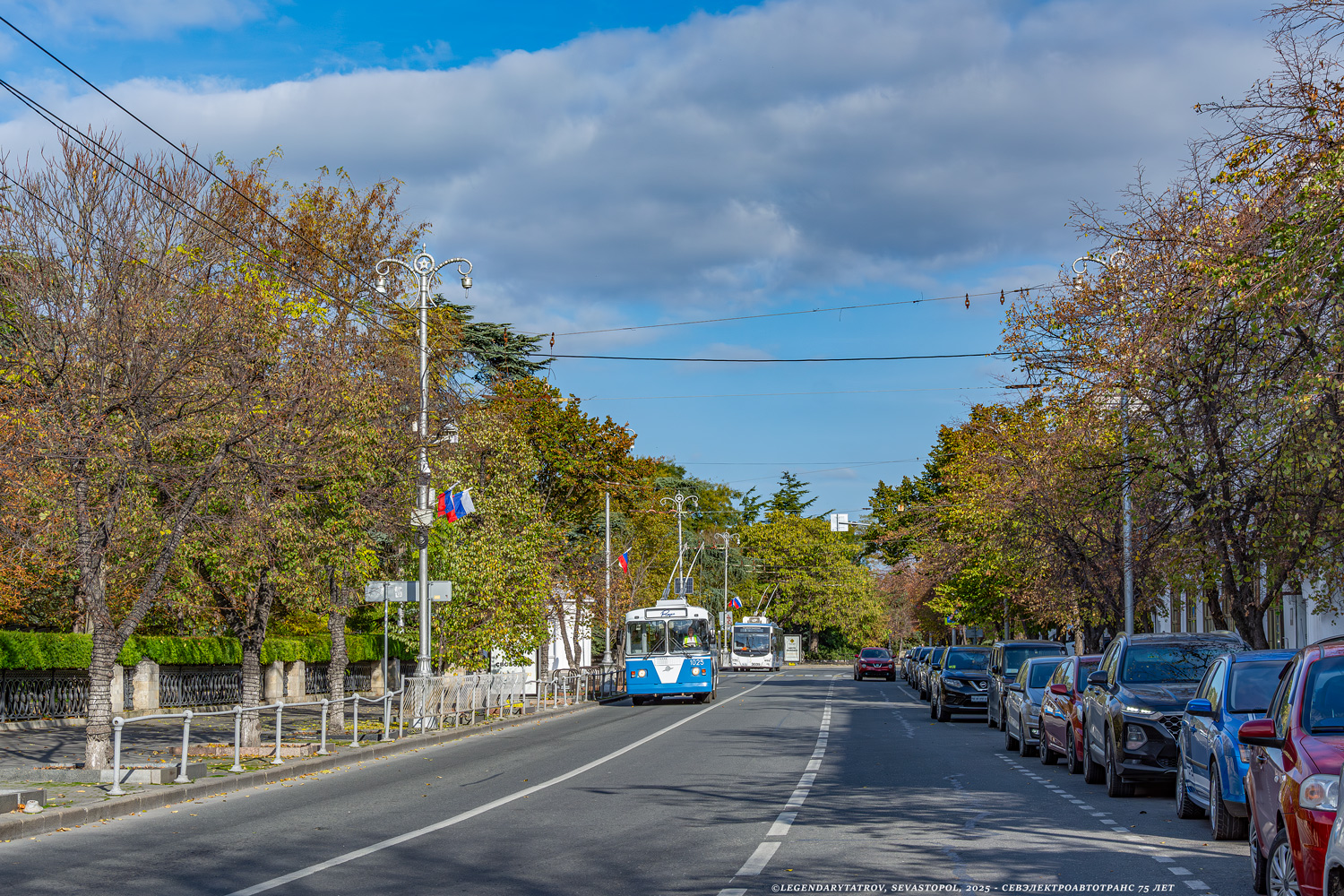 Севастополь, ЗиУ-682Г [Г00] № 1025; Севастополь — Выставка посвящённая 75-летию Севастопольского троллейбуса (06.11.2025)