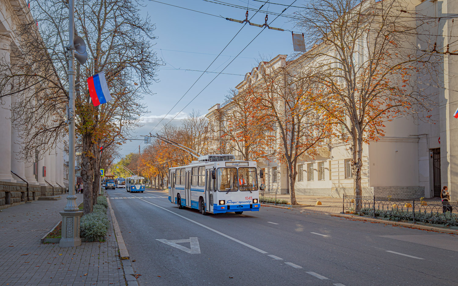 Севастополь, ЮМЗ Т2 № 1045; Севастополь — Выставка посвящённая 75-летию Севастопольского троллейбуса (06.11.2025)
