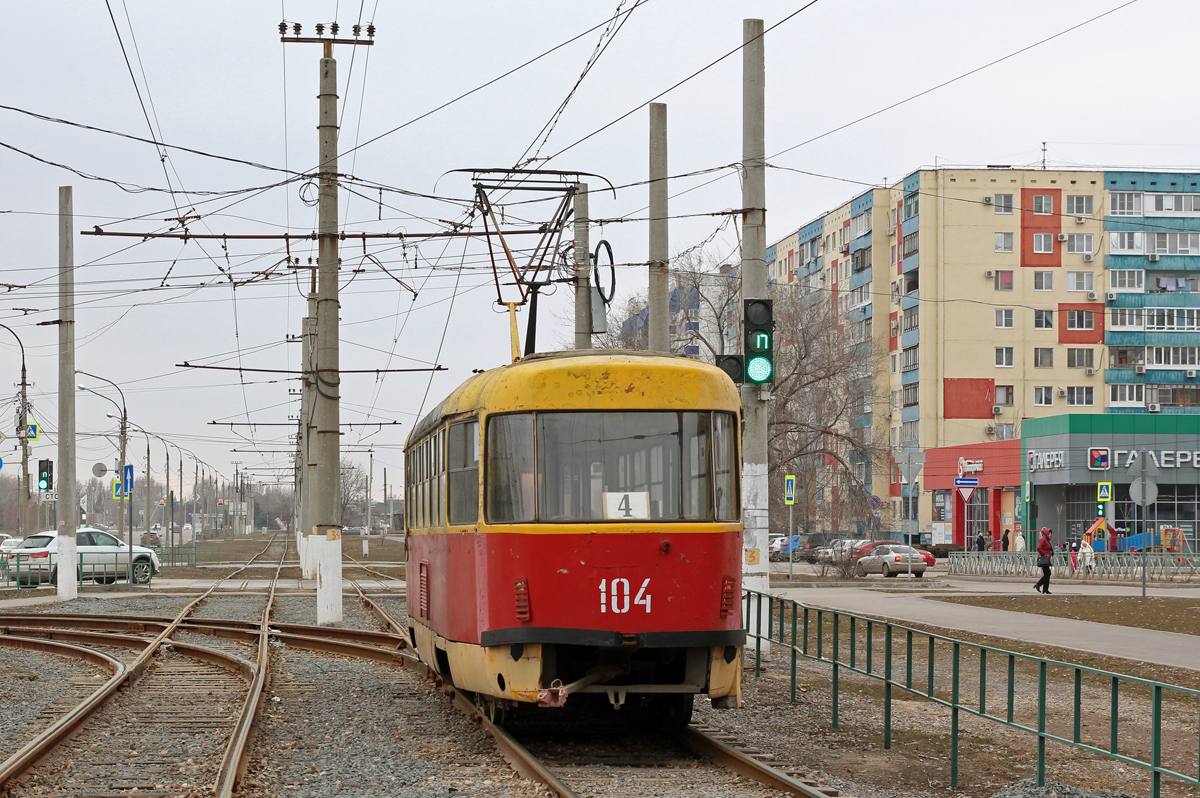 Волжский, Tatra T3SU № 104