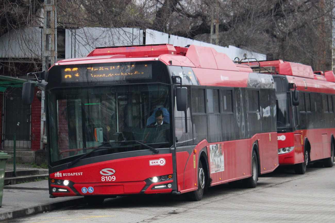 Будапешт, Solaris Trollino IV 12 Škoda № 8109