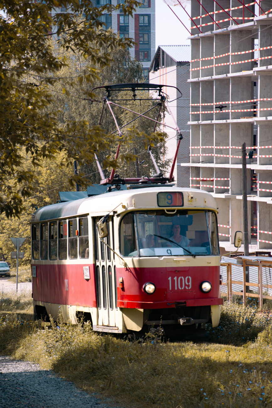 Ижевск, Tatra T3SU (двухдверная) № 1109