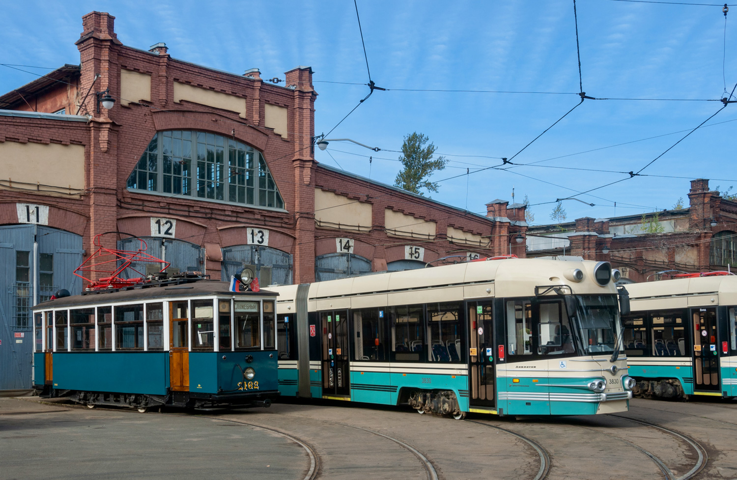 Санкт-Петербург, МС-2 № 2162; Санкт-Петербург — Выставка вагонов на 118-летие трамвая