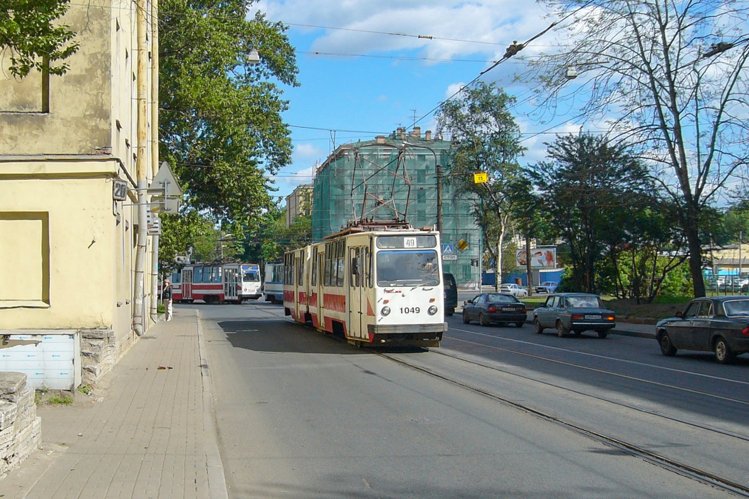Saint-Petersburg, LVS-86K № 1049; Saint-Petersburg — Tram lines and infrastructure
