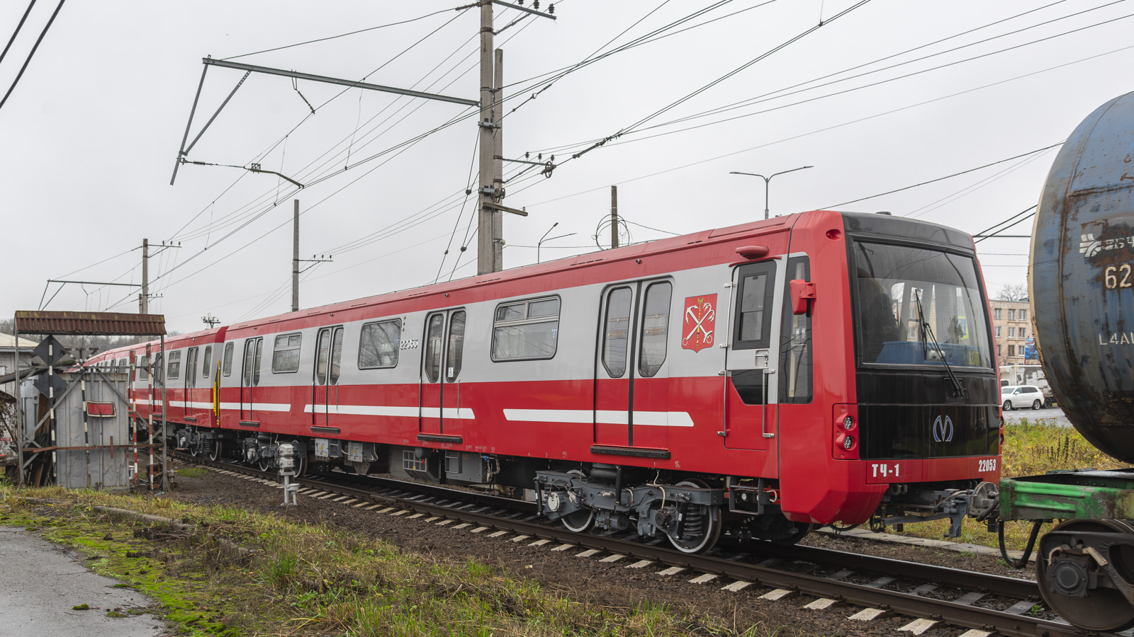 Санкт-Петербург, 81-722.1 № 22053; Санкт-Петербург — Метрополитен — Перегонка вагонов метро по ж/д