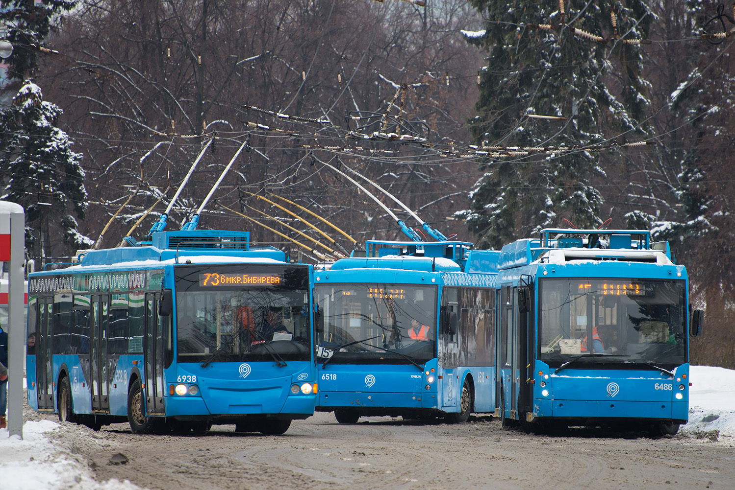 Москва, ВМЗ-5298.01 «Авангард» № 6938; Москва, Тролза-5265.00 «Мегаполис» № 6486