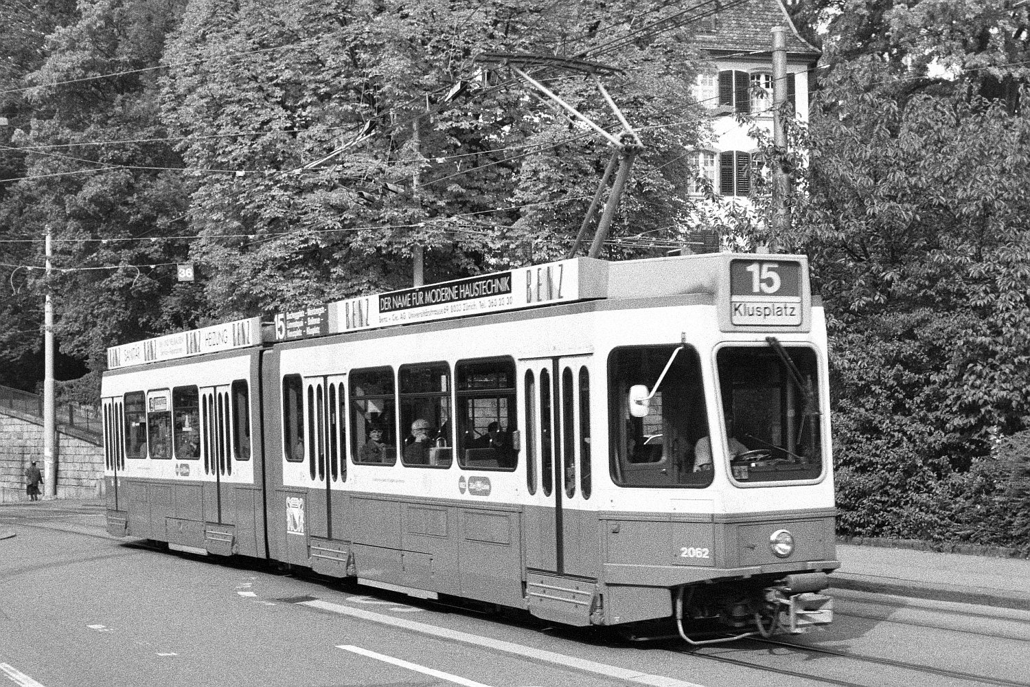 Zurich, SWP/SIG/BBC Be 4/6 "Tram 2000" № 2062