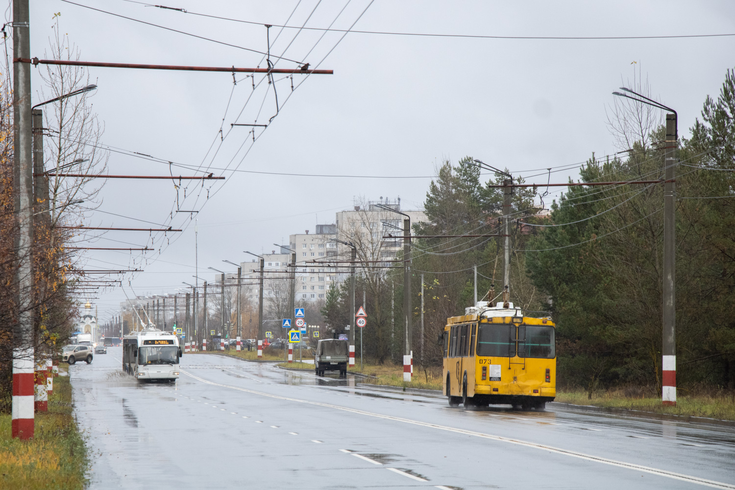 Дзержинск, ЗиУ-682Г-016.02 № 073; Дзержинск — Троллейбусные линии и инфраструктура