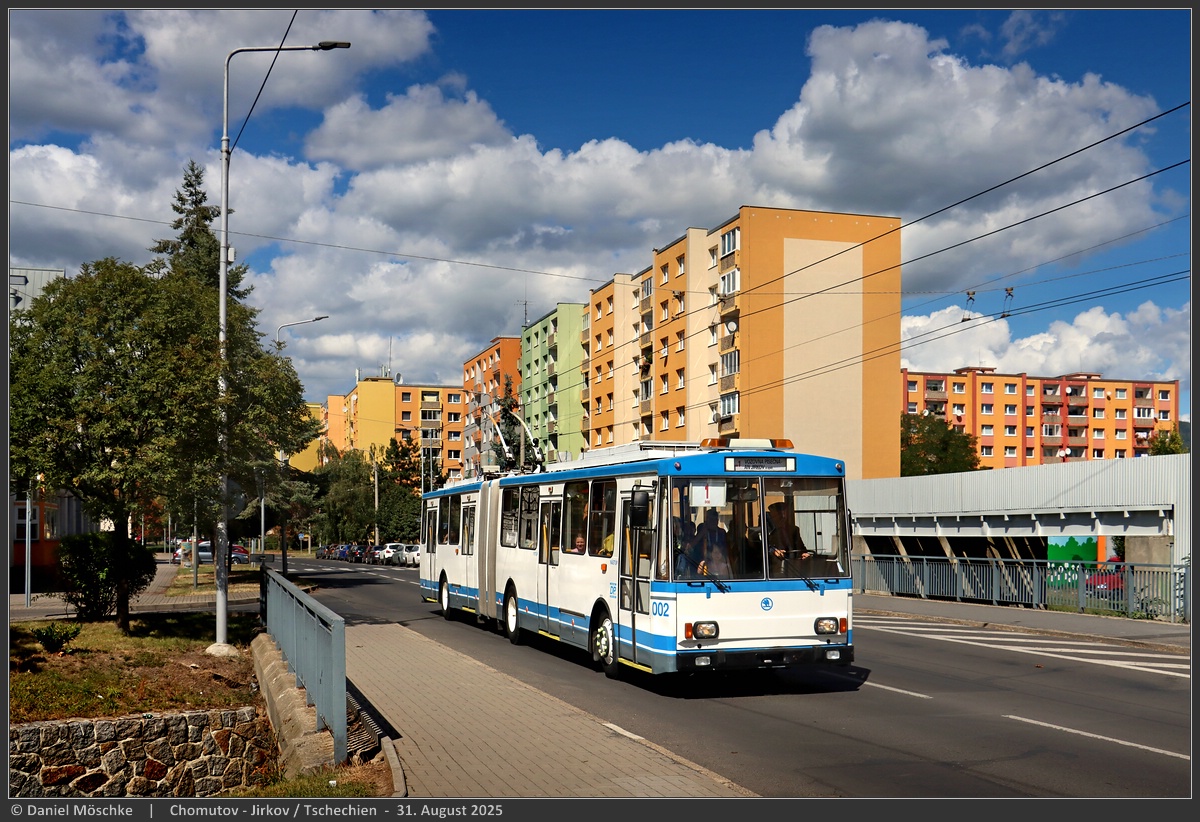 Хомутов, Škoda 15Tr11/7 № 002; Хомутов — Празднование 30-летия троллейбусов и День открытых дверей в депо Писечна