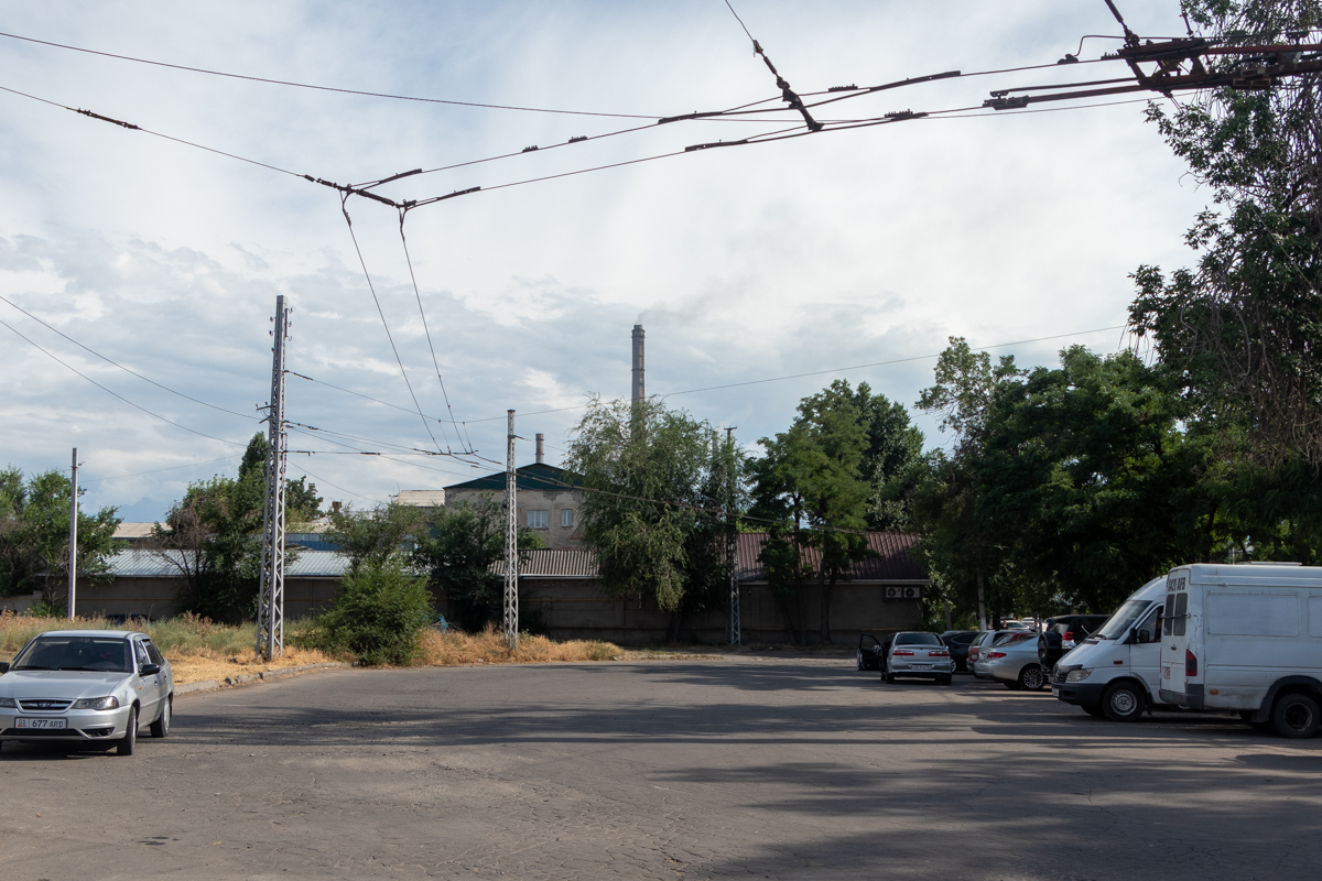 Biskek — Trolleybus lines and rings