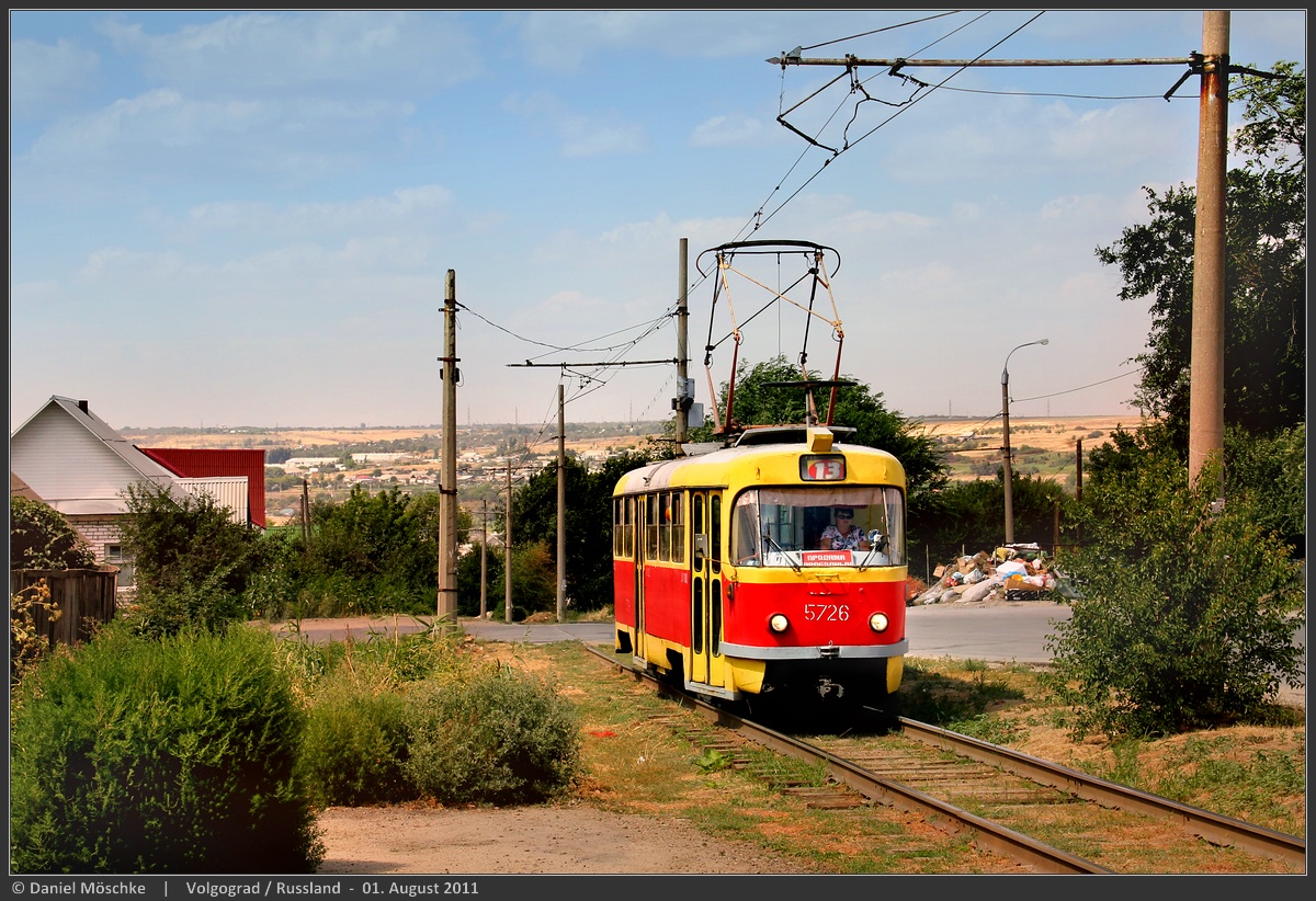 Волгоград, Tatra T3SU № 5726