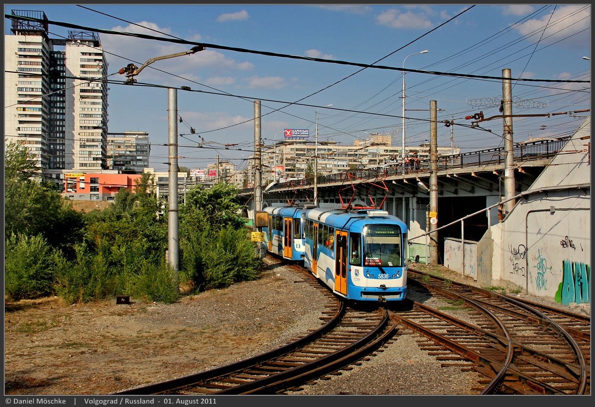 Волгоград, Tatra T3R.PV № 5836