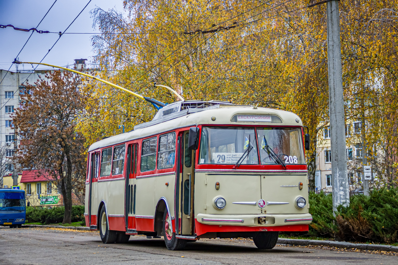 Черновцы, Škoda 9TrH27 № 208; Черновцы — Покатушки на Škoda 9TrH27  № 208 08.11.2025
