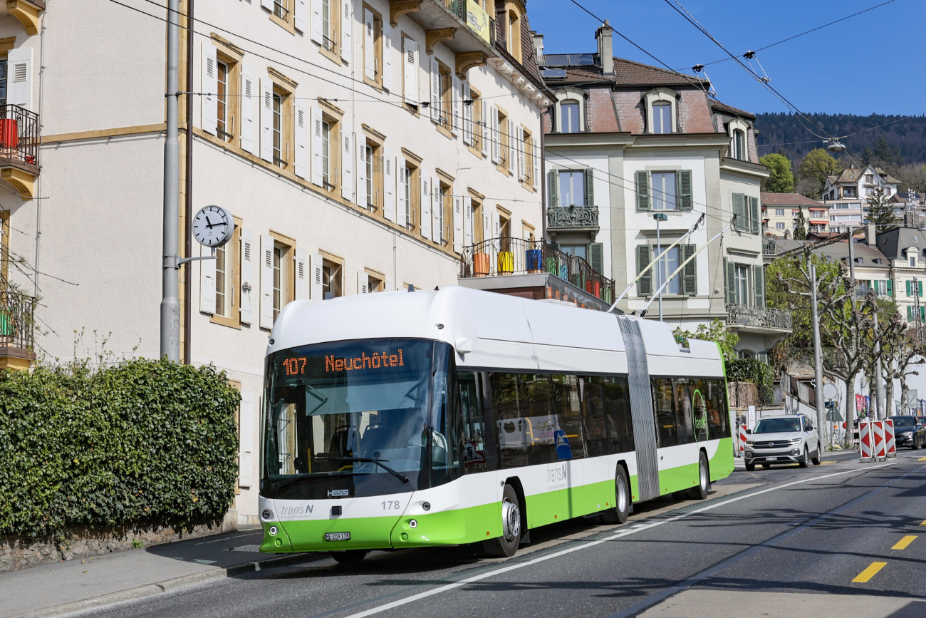 Невшатель, Hess lighTram 19 DC № 178