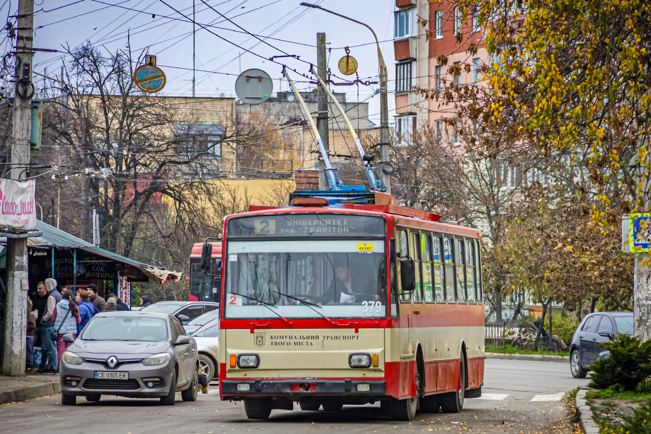 Черновцы, Škoda 14Tr17/7M № 379