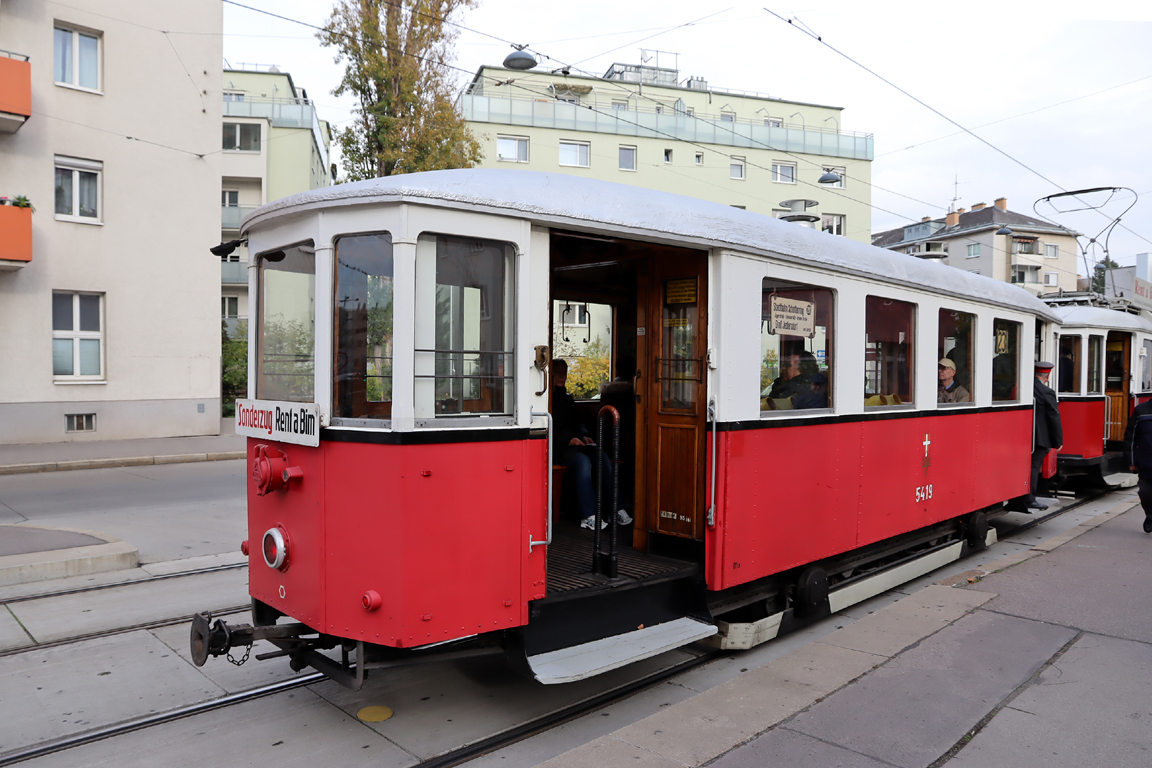 Вена, Graz Type  m3 № 5419; Вена — 261-я поездка VEF — 08.11.2025