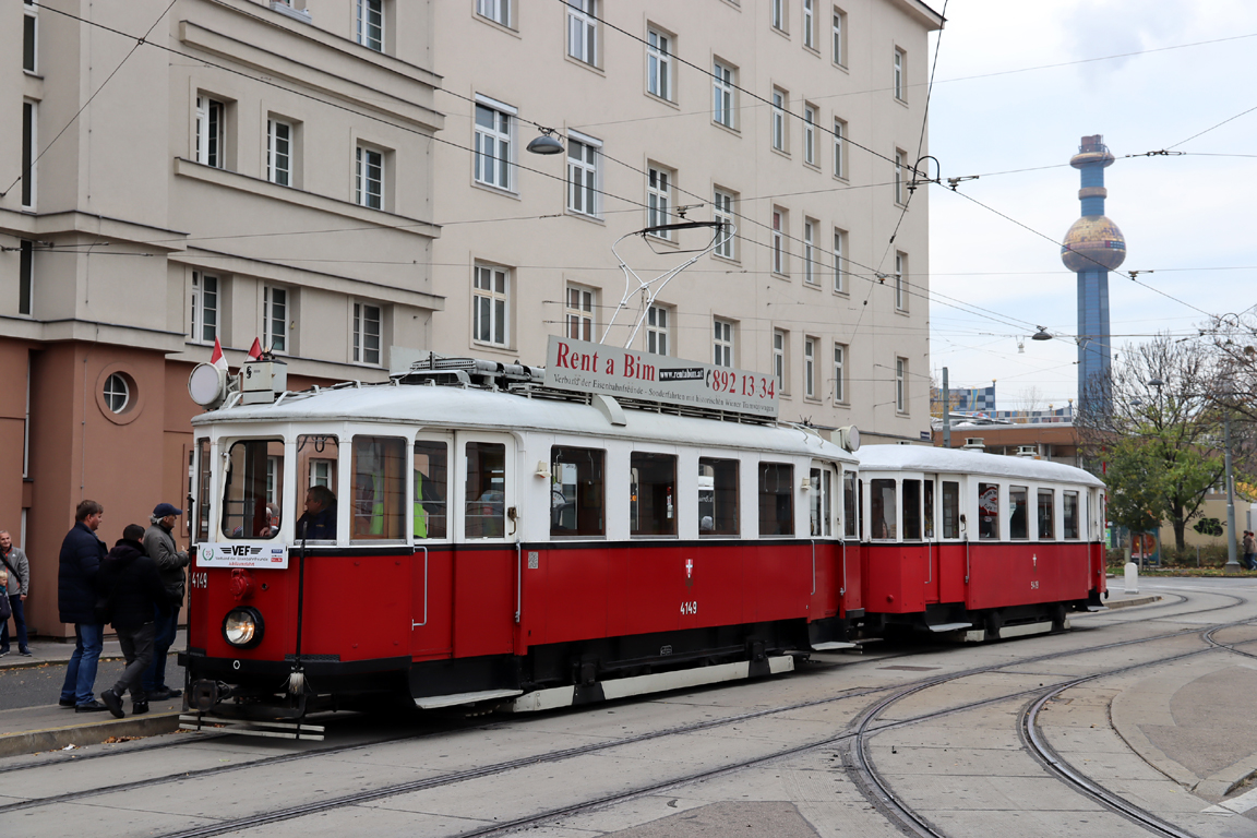 Вена, Simmering Type M № 4149; Вена — 261-я поездка VEF — 08.11.2025