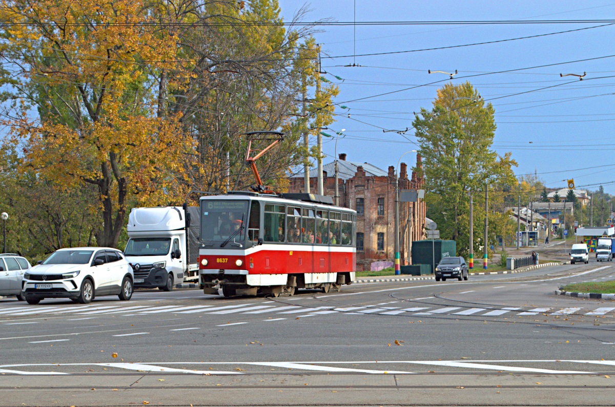 Харьков, Tatra T6A5 № 8637