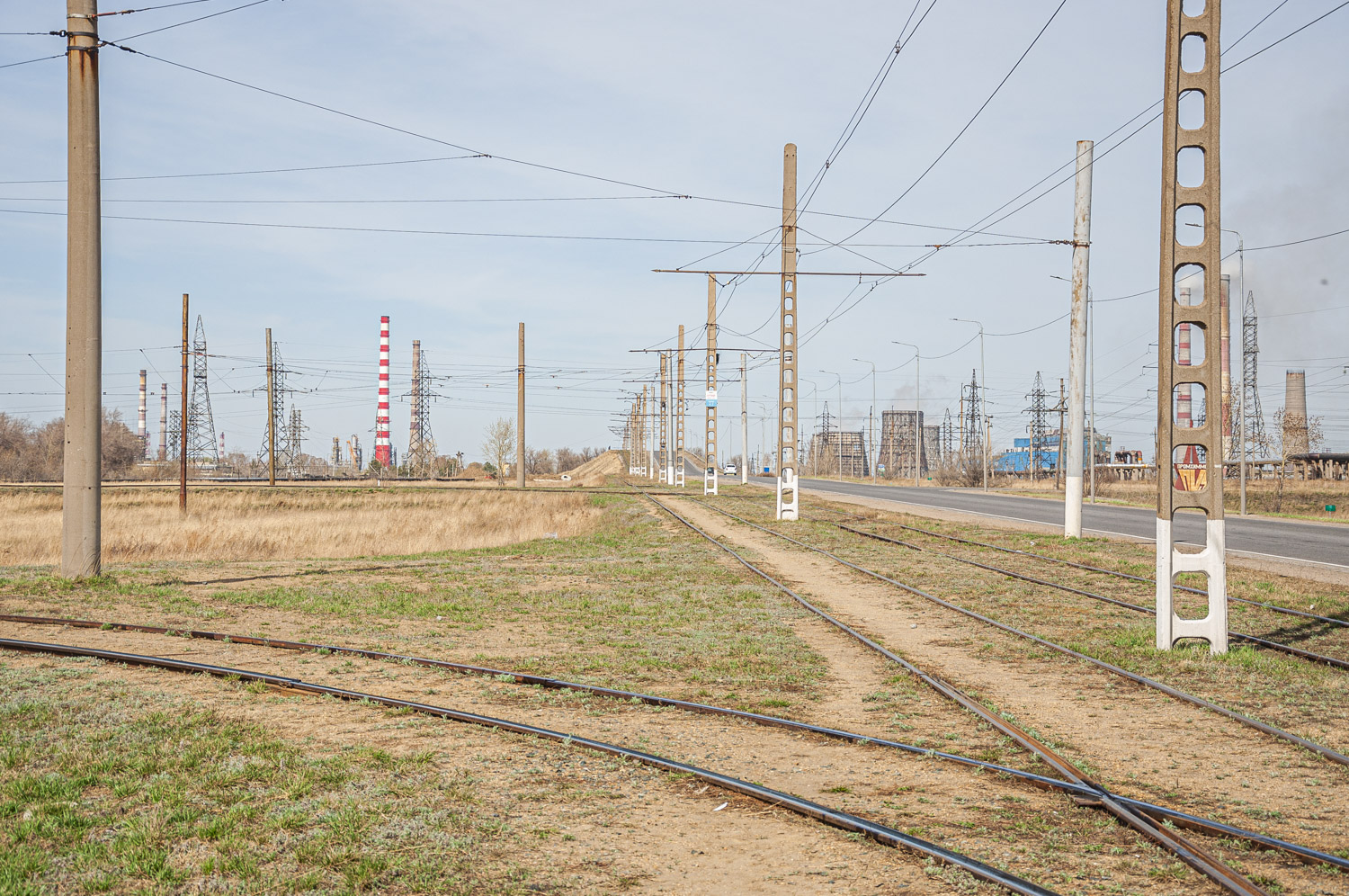 Павлодар — Трамвайные линии и инфраструктура