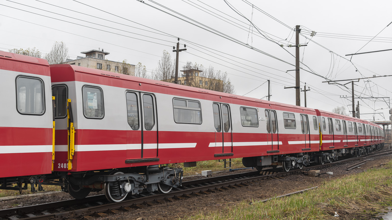 Санкт-Петербург, 81-724.1 № 24054; Санкт-Петербург — Метрополитен — Перегонка вагонов метро по ж/д
