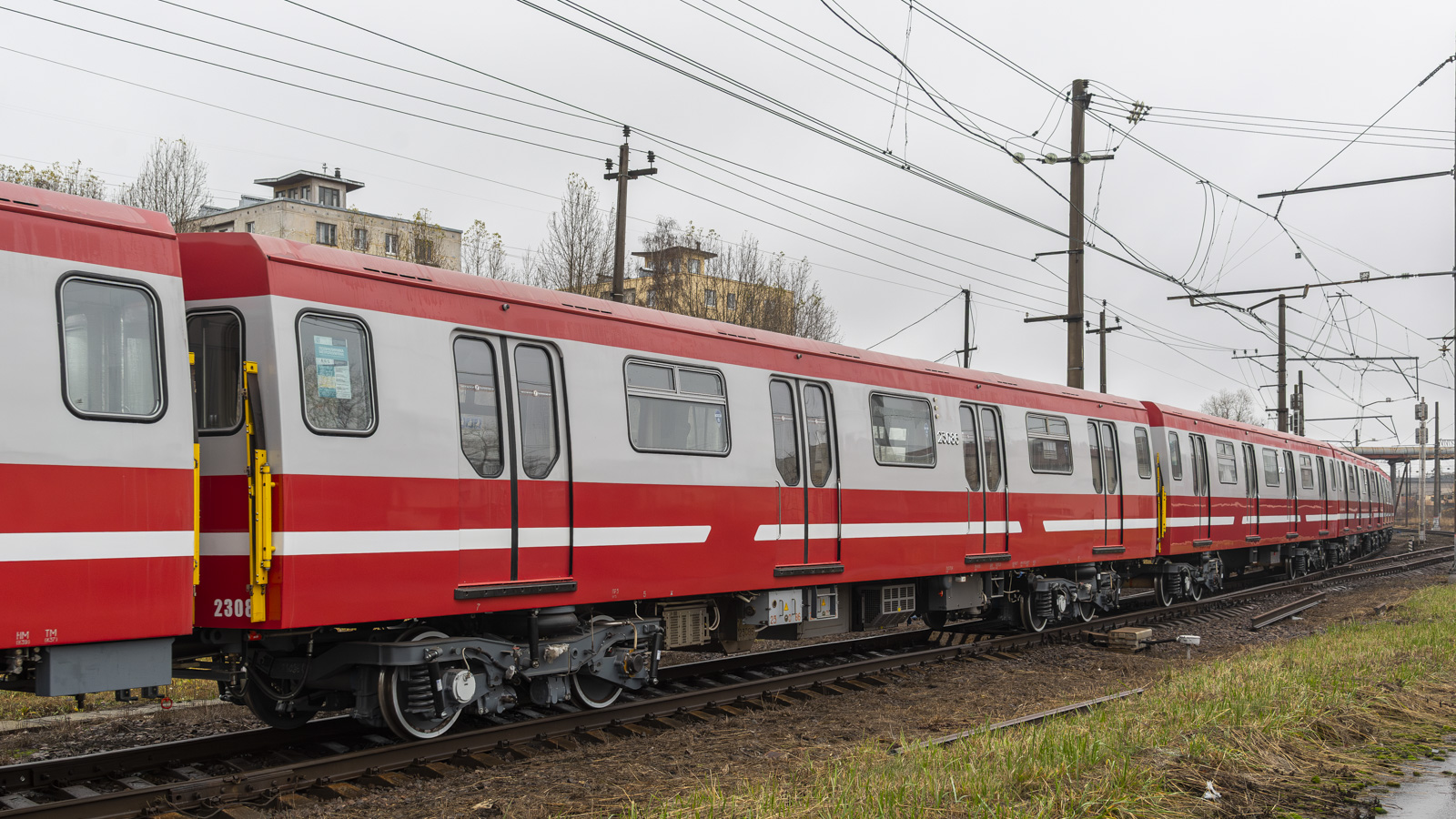 Санкт-Петербург, 81-723.1 № 23086; Санкт-Петербург — Метрополитен — Перегонка вагонов метро по ж/д