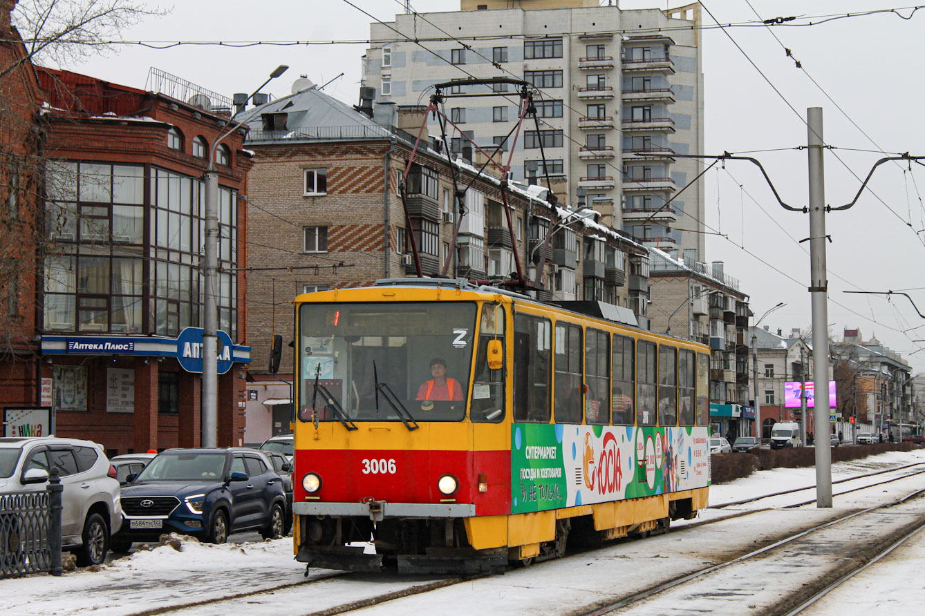 Барнаул, Tatra T6B5SU № 3006