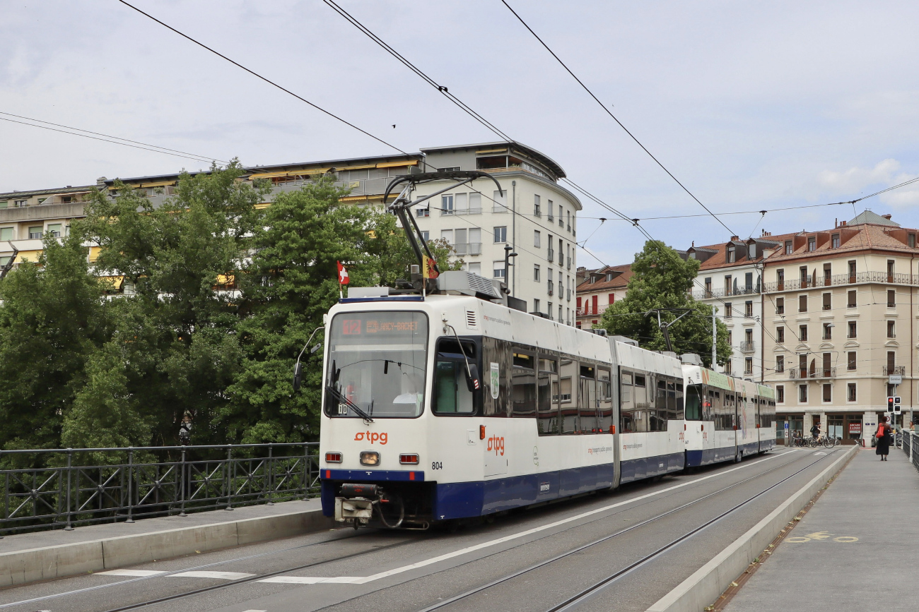 Женева, ACMV/ABB/Duewag Be 4/6 № 804