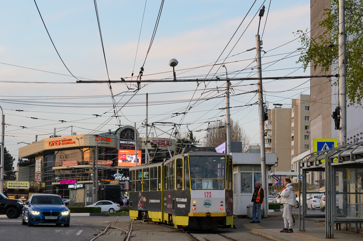 Пятигорск, Tatra KT4SU № 123
