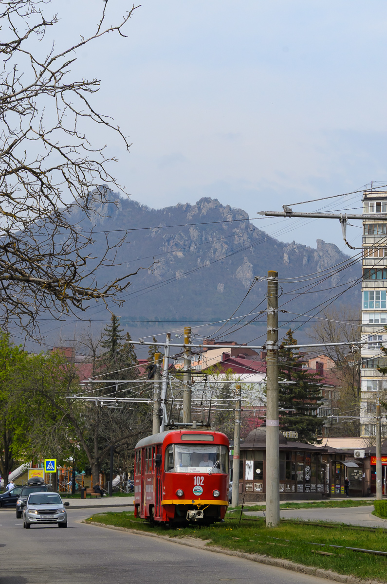 Пятигорск, Tatra T4D № 102