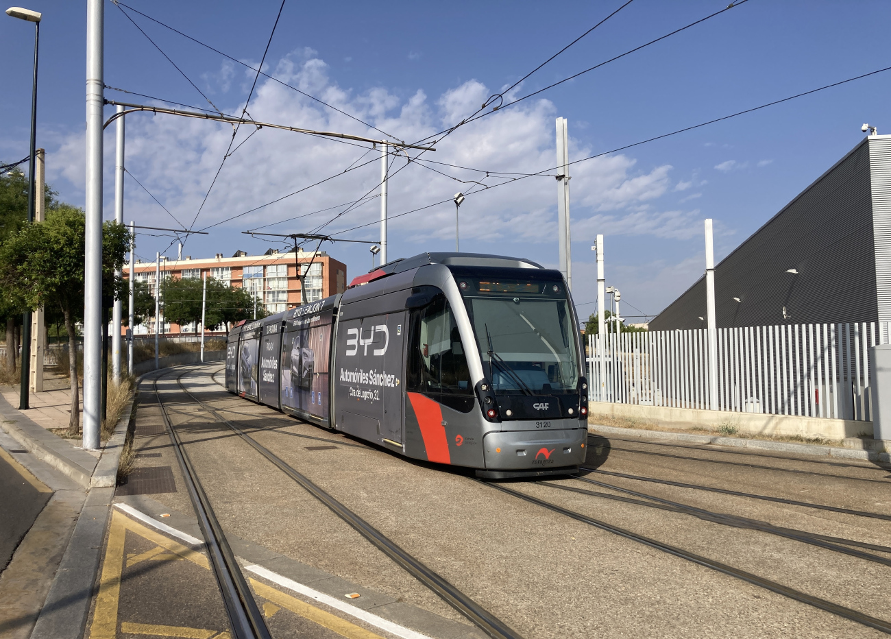 Zaragoza, CAF Urbos 3 nr. 3120; Zaragoza — Modern Tramway — Lines and Infrastructure