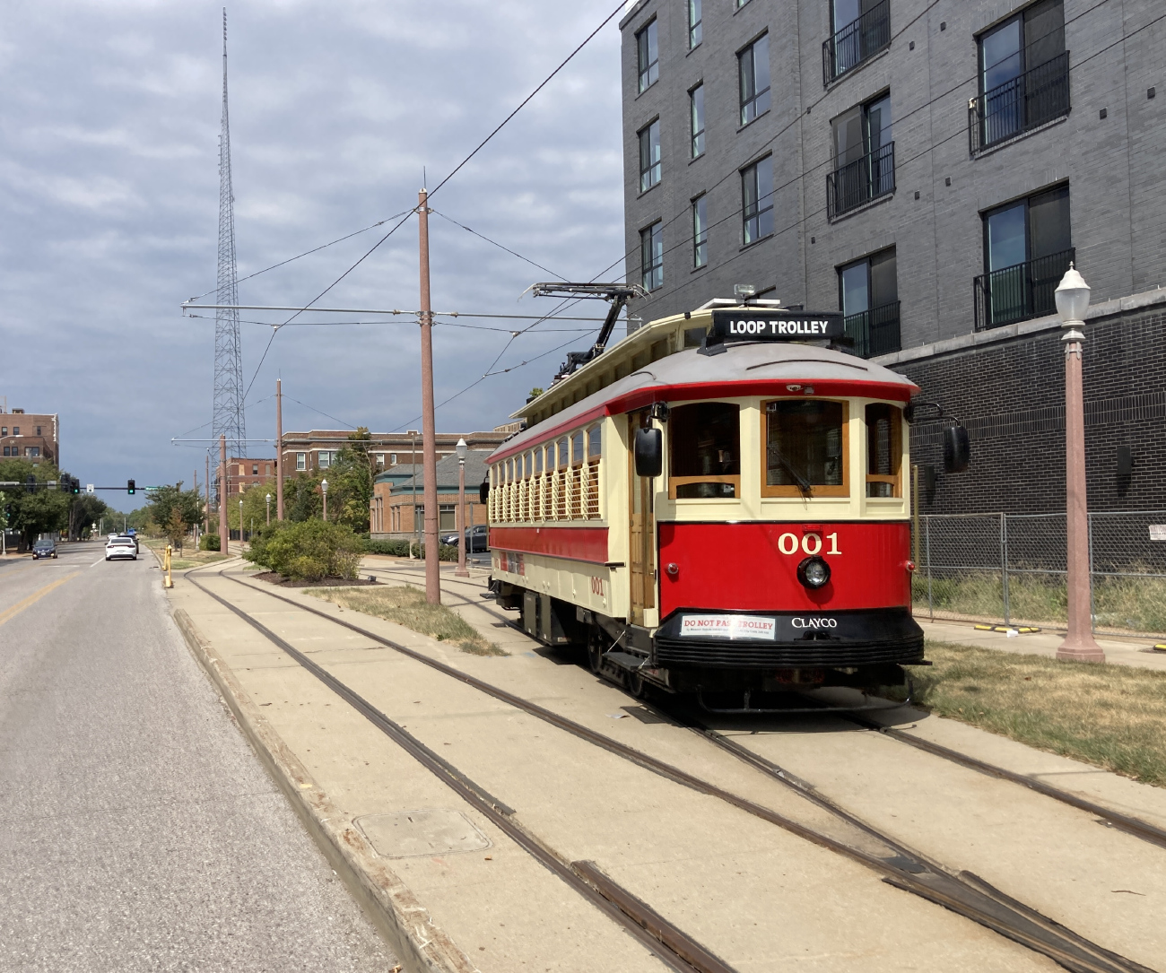 Сент-Луис, Gomaco Replica № 001; Сент-Луис — The Loop Trolley — линии и инфраструктура