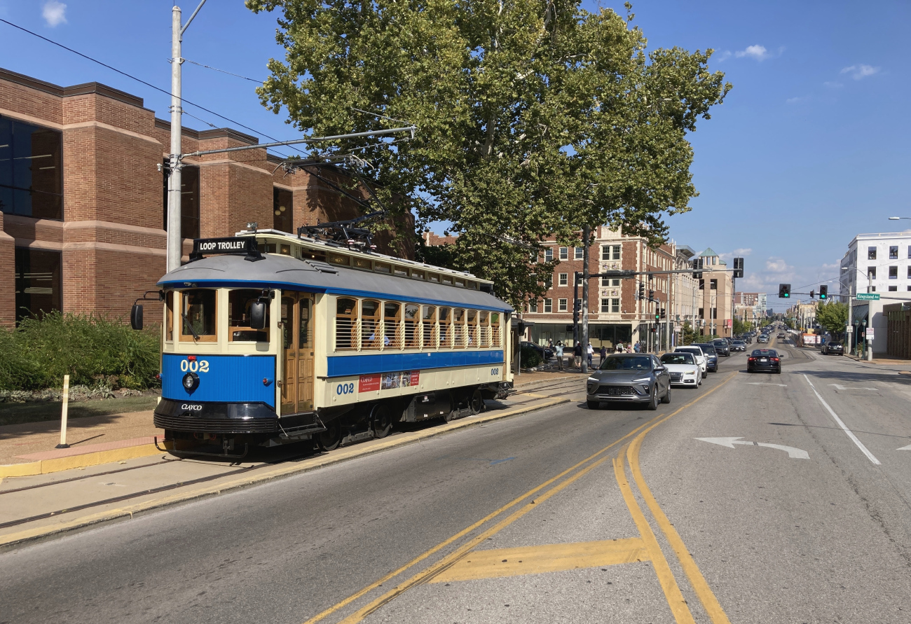 Сент-Луис, Gomaco Replica № 002; Сент-Луис — The Loop Trolley — линии и инфраструктура