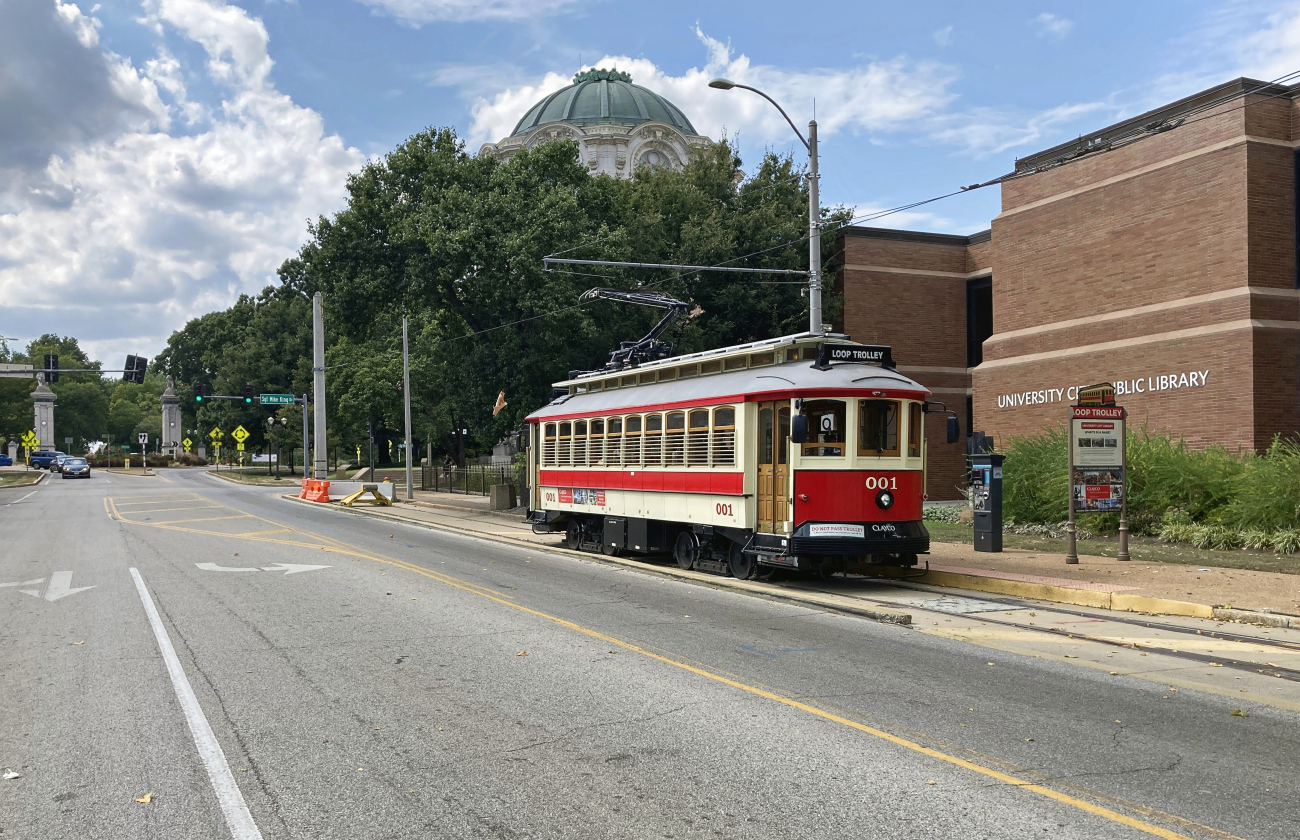 Сент-Луис, Gomaco Replica № 001; Сент-Луис — The Loop Trolley — линии и инфраструктура