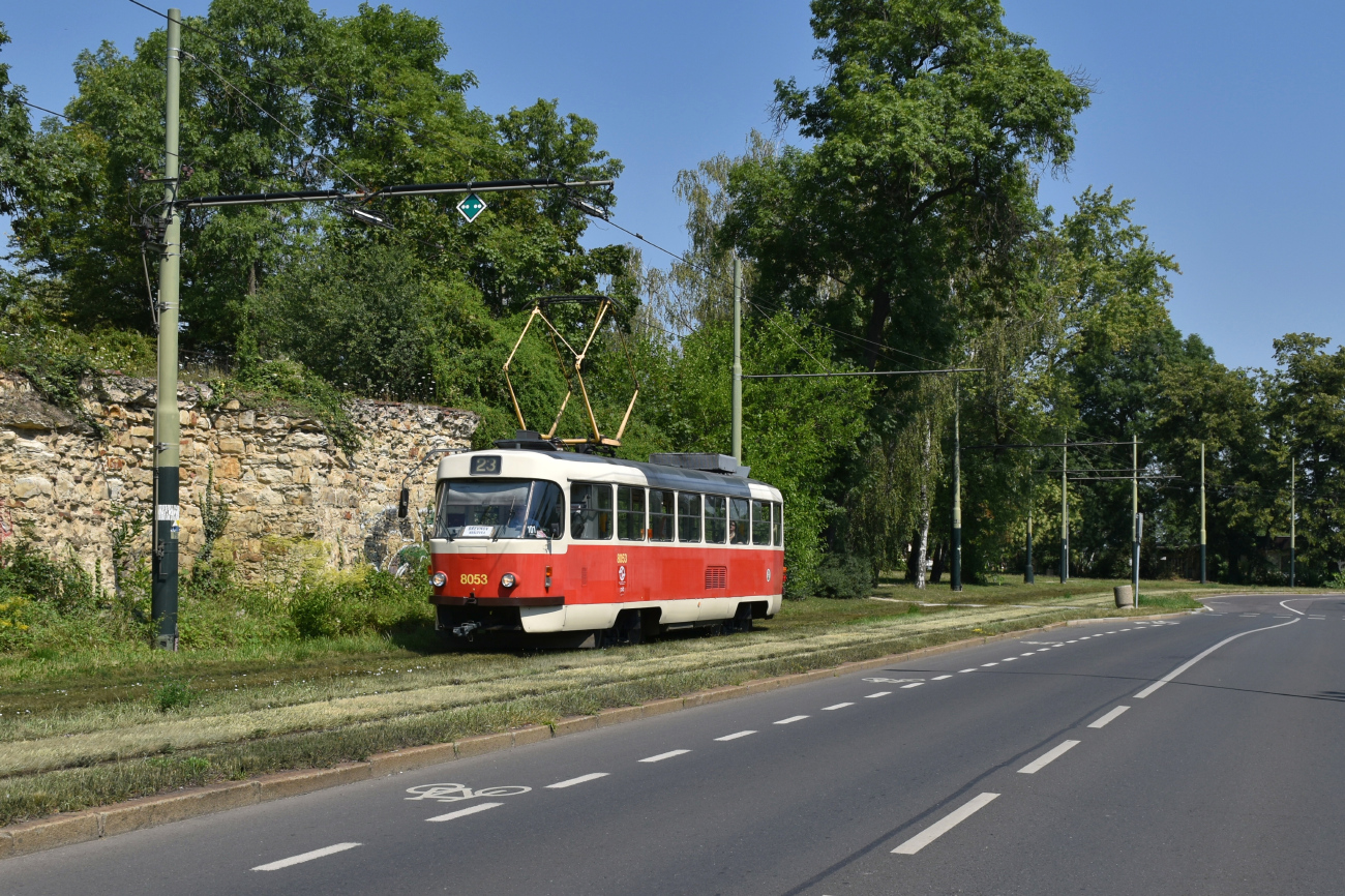 Прага, Tatra T3M2-DVC № 8053
