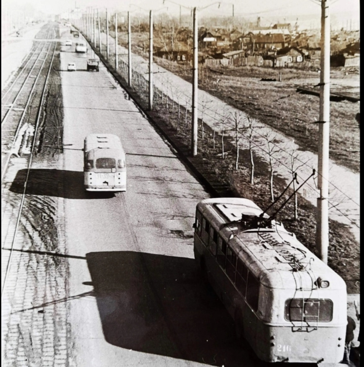Новосибирск, ЗиУ-5 № 216; Новосибирск — Исторические фотографии; Новосибирск — Исторические фотографии (троллейбус)
