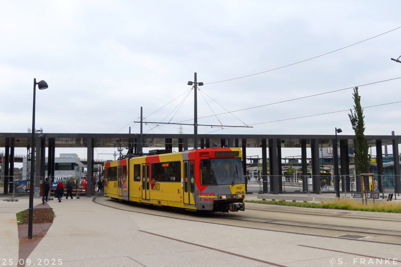 Charleroi, BN/ACEC type 6100 6-axle Nr 7419