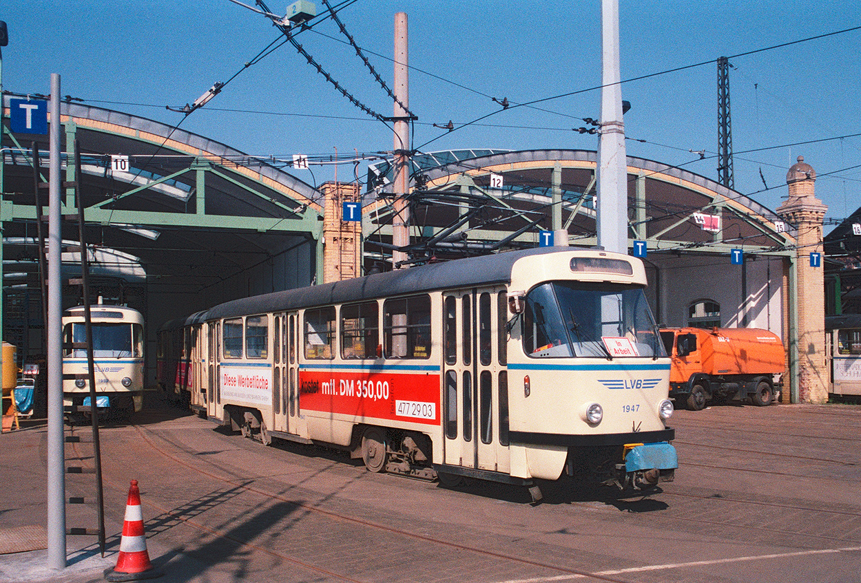 Leipzig, Tatra T4D № 1947; Leipzig — Old photos