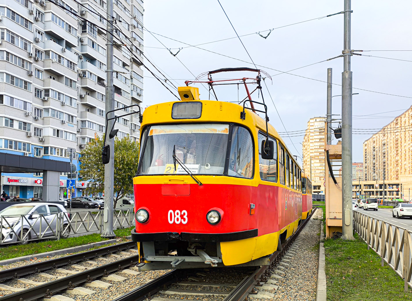 Краснодар, Tatra T3SU № 083