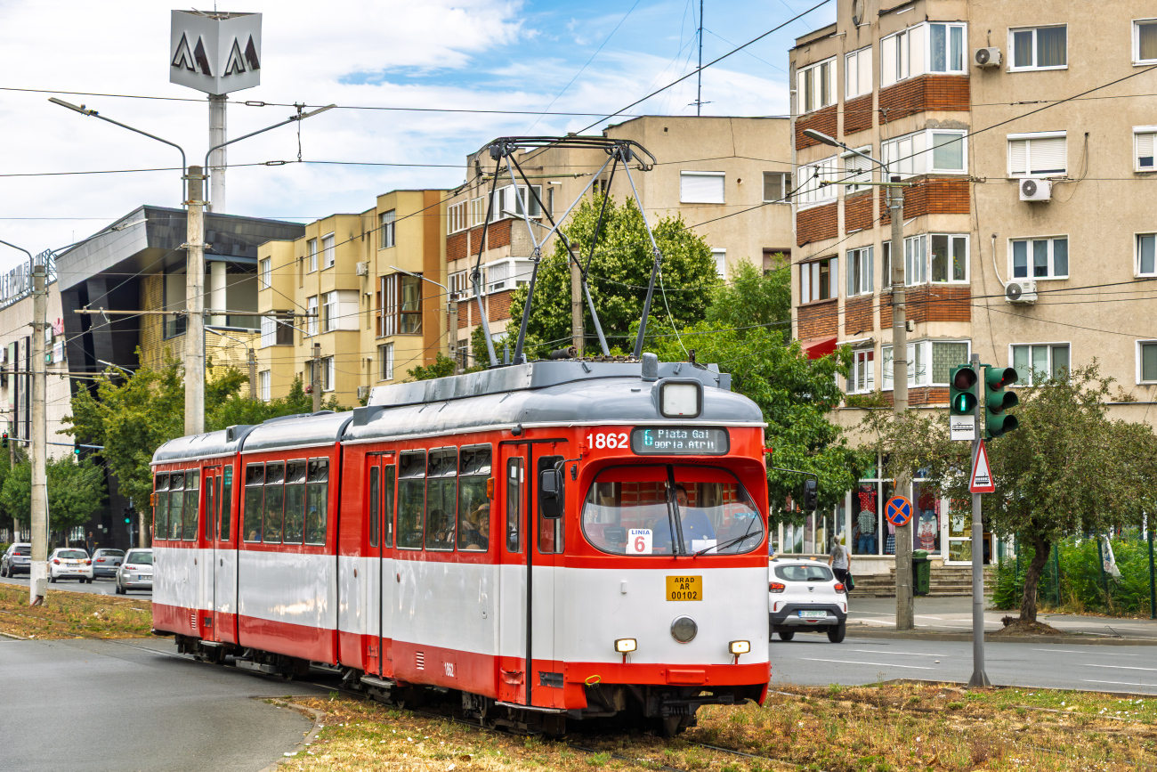 Арад, Duewag GT8 № 1862
