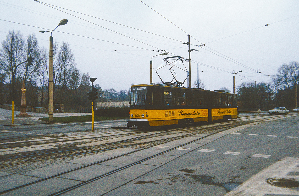 Плауэн, Tatra KT4D № 203; Плауэн — Старые фотографии
