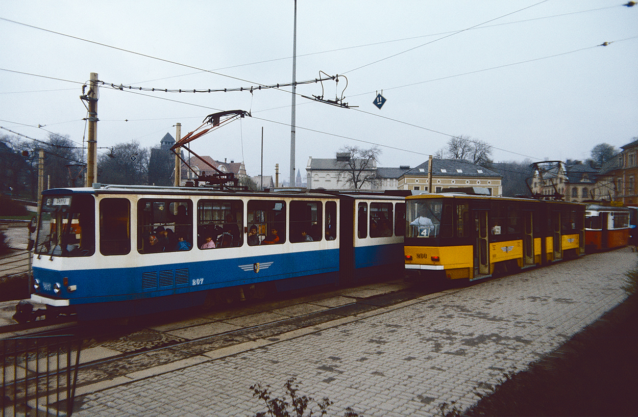 Plauen, Tatra KT4D č. 203; Plauen — Old photos