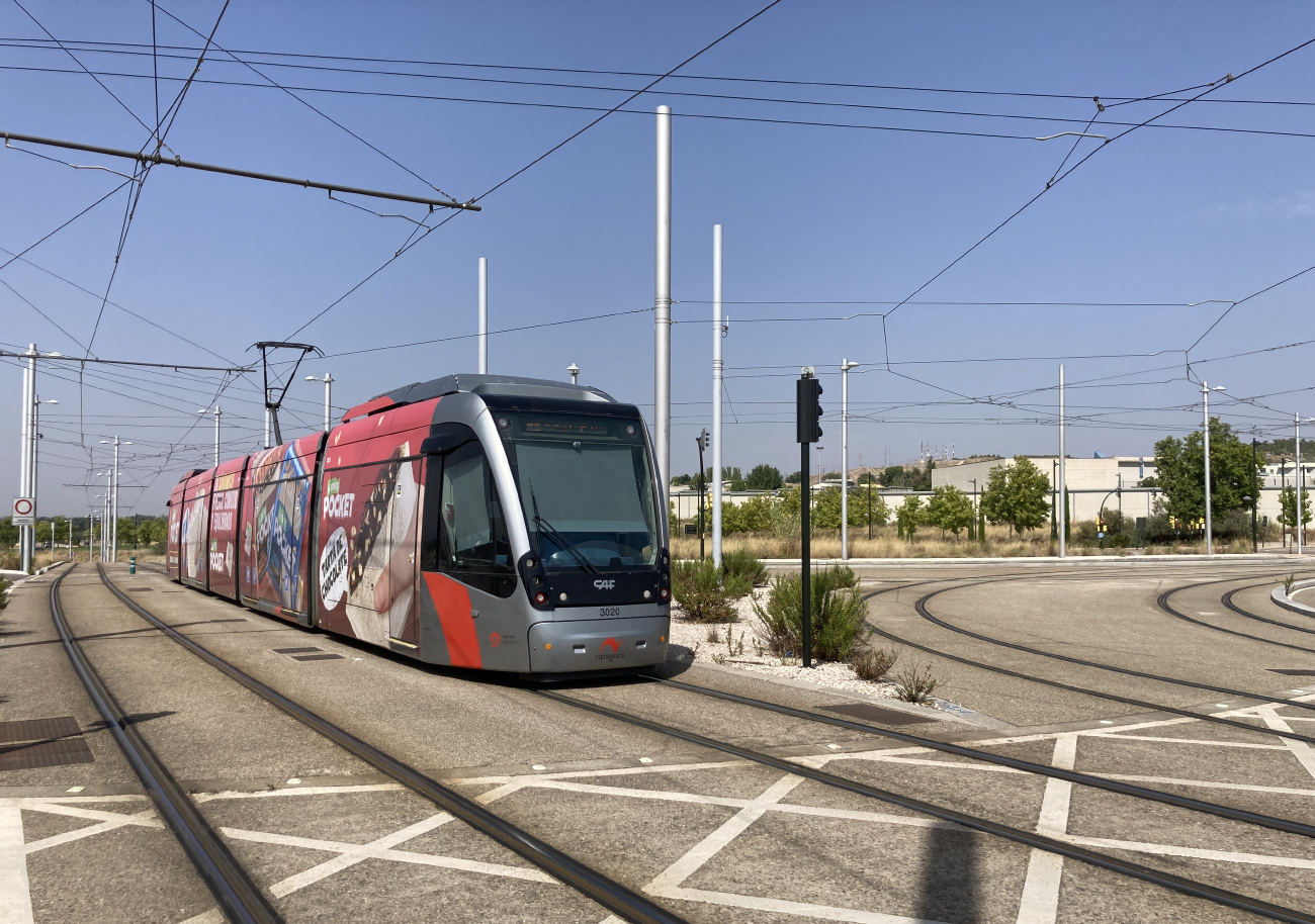 Zaragoza, CAF Urbos 3 Nr. 3020; Zaragoza — Modern Tramway — Lines and Infrastructure