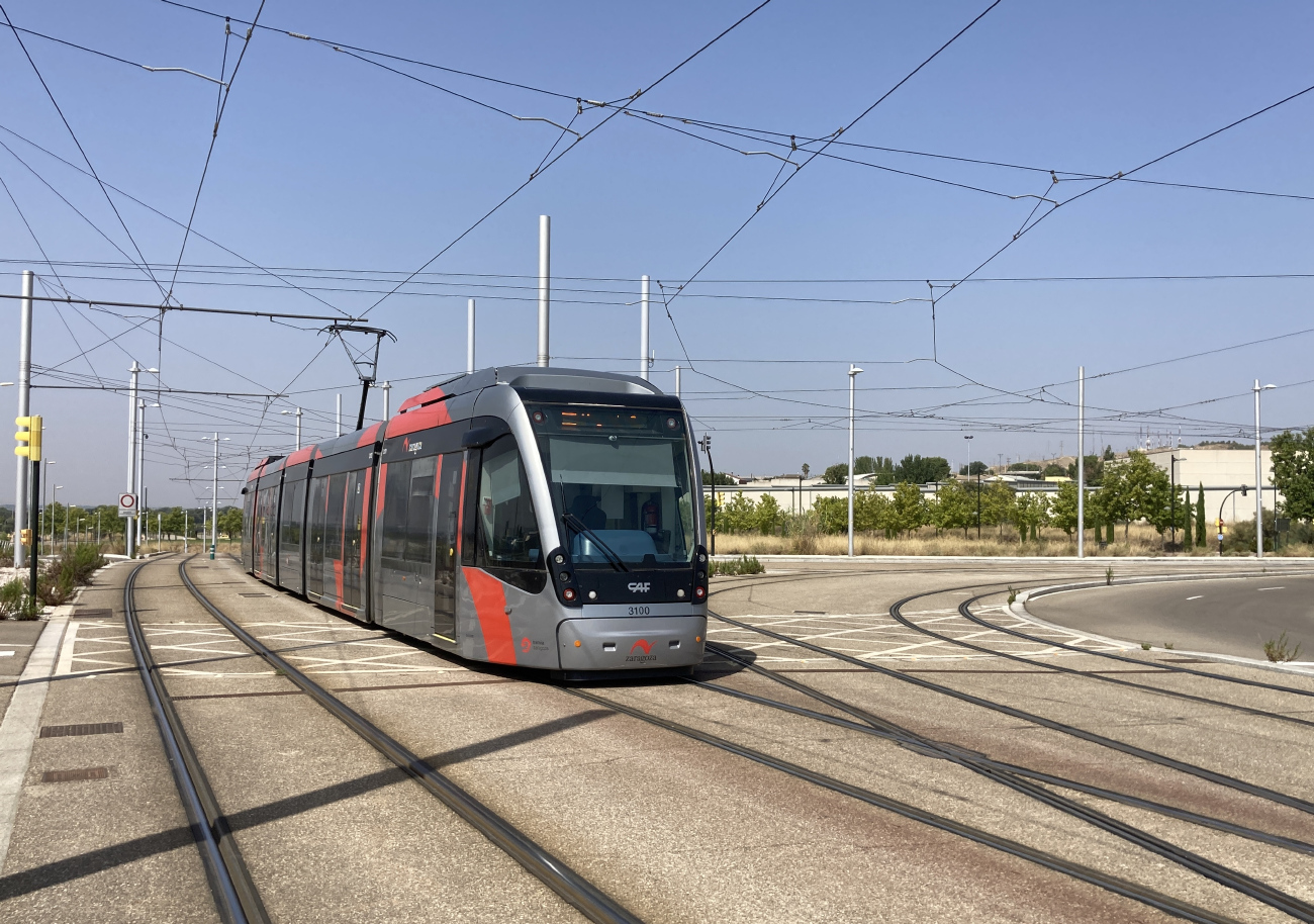 Zaragoza, CAF Urbos 3 Br. 3100; Zaragoza — Modern Tramway — Lines and Infrastructure