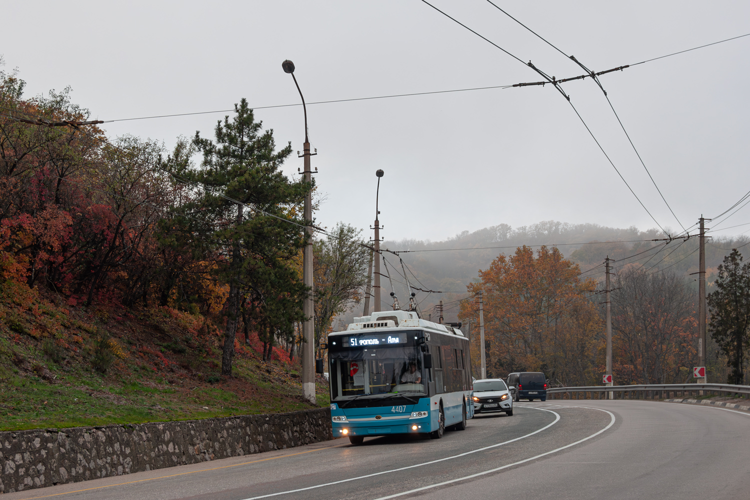 Крымский троллейбус, Богдан Т70115 № 4407