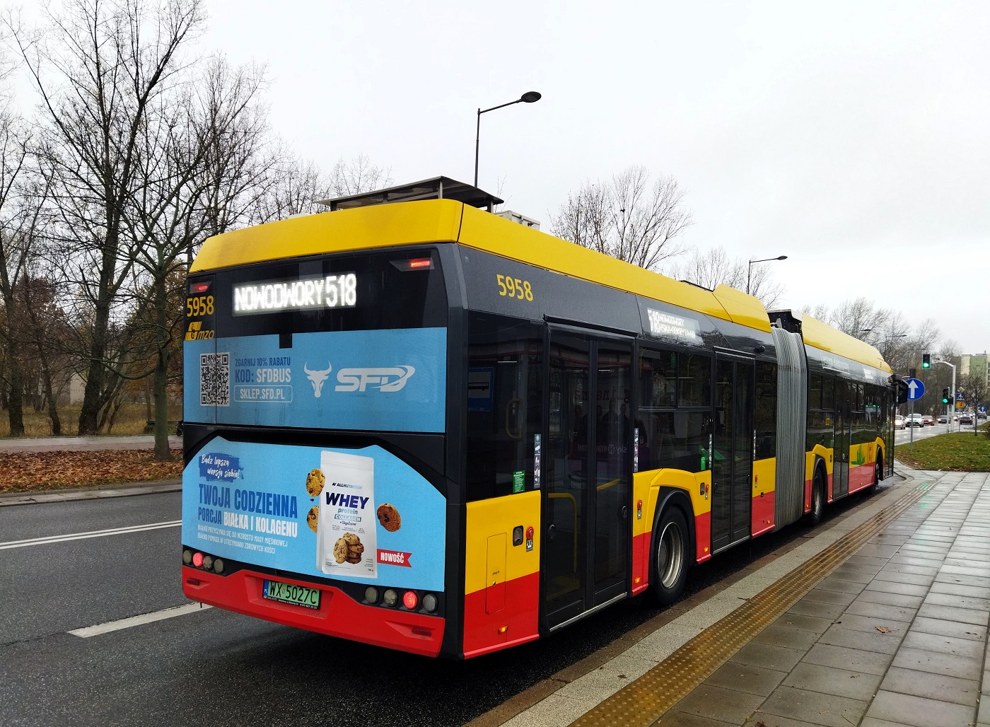 Варшава, Solaris Urbino IV 18 Electric № 5958