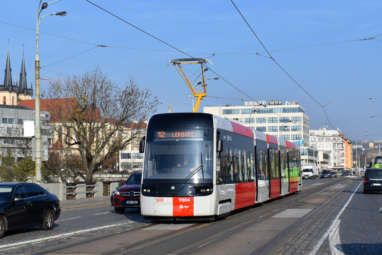 Praha, Škoda 52T ForCity Plus nr. 9504