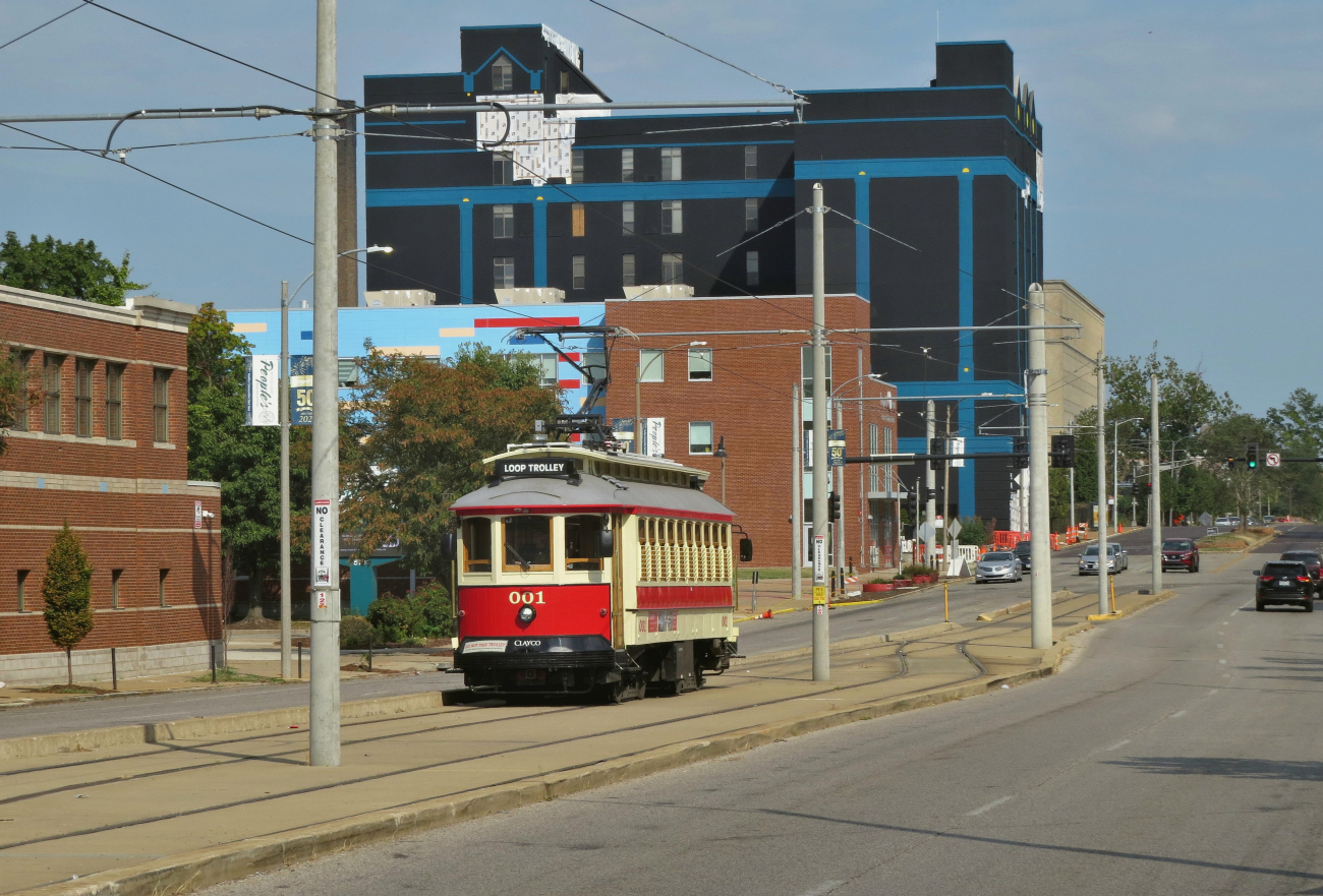 Сент-Луис, Gomaco Replica № 001; Сент-Луис — The Loop Trolley — линии и инфраструктура
