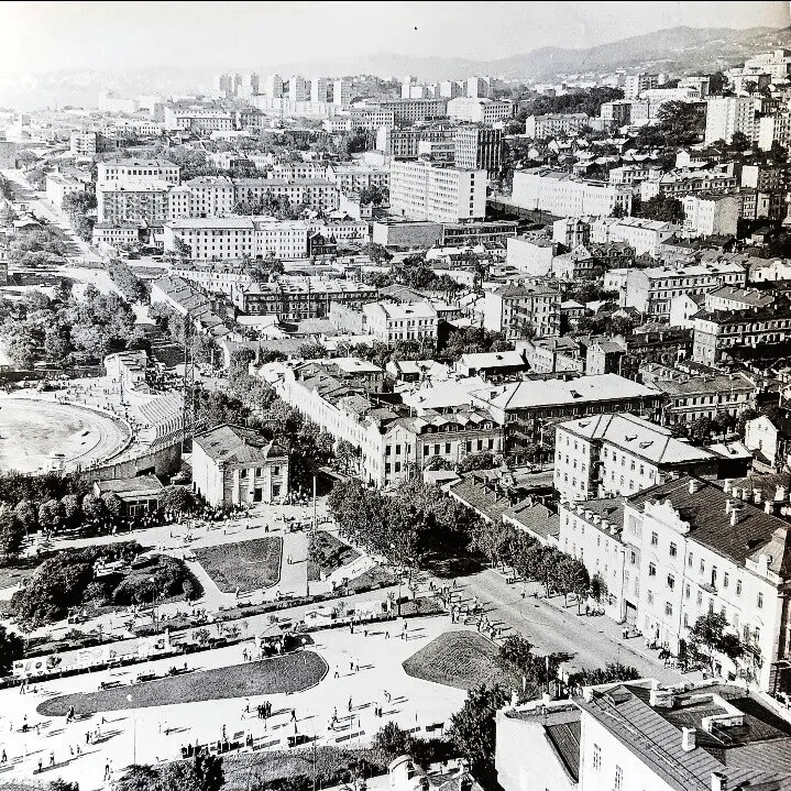 Владивосток — Исторические фотографии — троллейбус