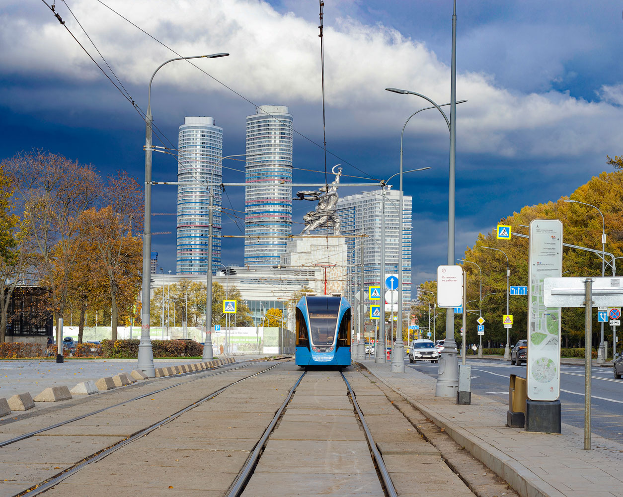 Moskva — Tram lines: North-Western Administrative District