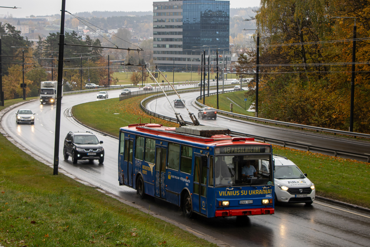 Вильнюс, Škoda 14Tr17/6M № 2663